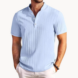 Camisa Henley - Placket Curto Botões