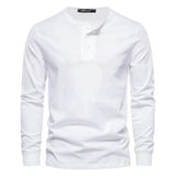Camisa Henley - Mistura Suave Respirável
