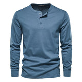 Camisa Henley - Mistura Suave Respirável