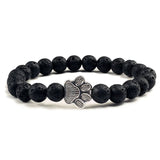 Pulseira de Pata com Contas – Design em Pedra Natural