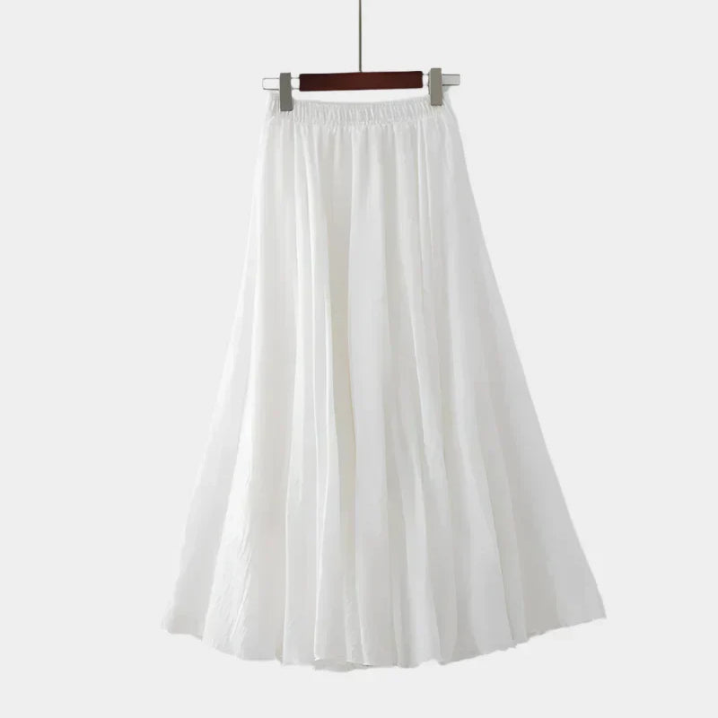 Saia Elegante de Cintura Alta