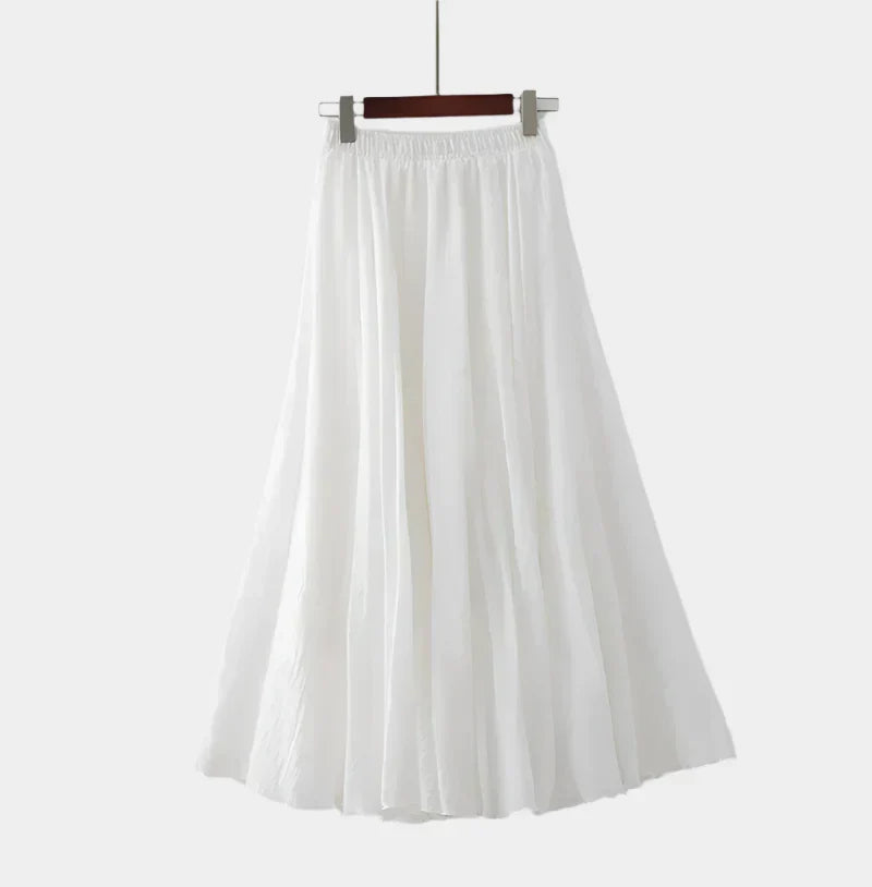 Saia Elegante de Cintura Alta