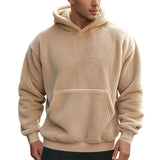 Hoodie - Mistura de Fleece com Capuz