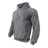 Hoodie - Mistura de Fleece com Capuz