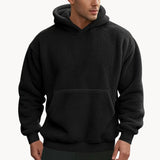 Hoodie - Mistura de Fleece com Capuz
