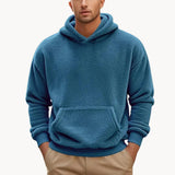 Hoodie - Mistura de Fleece com Capuz