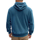 Hoodie - Mistura de Fleece com Capuz