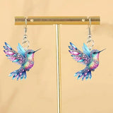Brincos Dangle Beija-flor