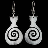 Brincos Espiral de Gato Vintage