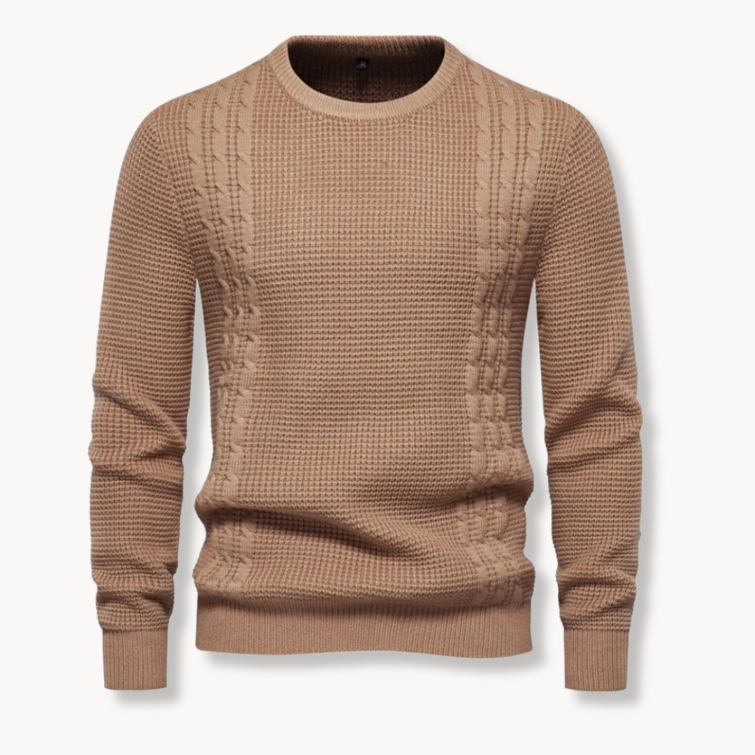 João - Sweater Tricô Patchwork