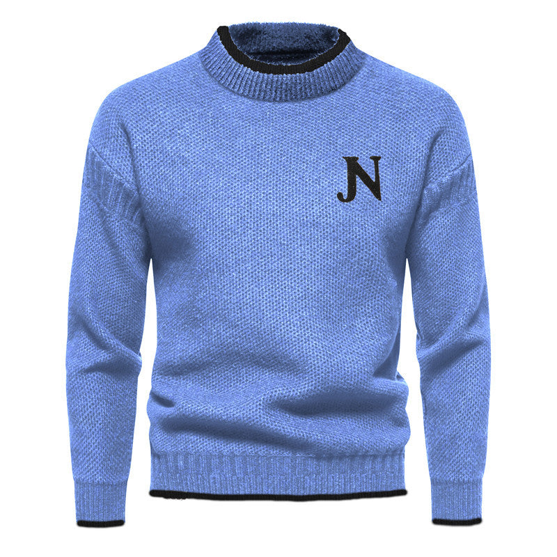 Sweater de Malha - Tecido de Mistura