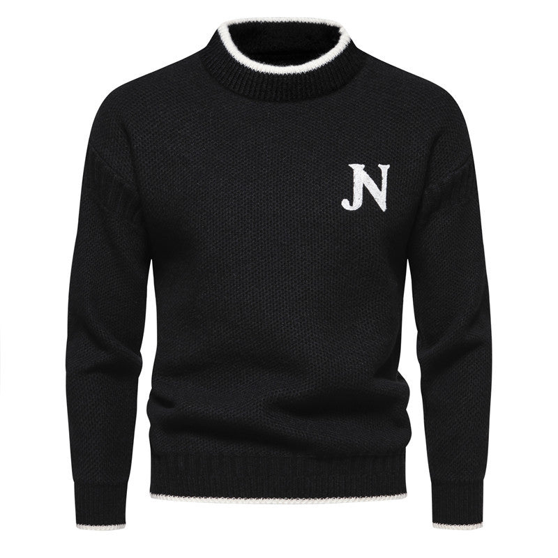 Sweater de Malha - Tecido de Mistura