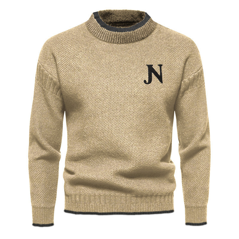 Sweater de Malha - Tecido de Mistura