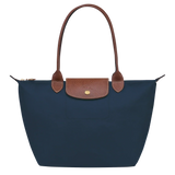 Bolsa Clássica - Tote Le Pliage Média, Azul Marinho