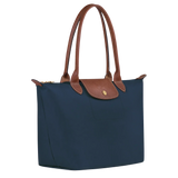 Bolsa Clássica - Tote Le Pliage Média, Azul Marinho