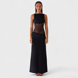 Lucinda - Vestido comprido de renda