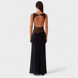 Lucinda - Vestido comprido de renda