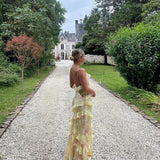 Julieta - Vestido Comprido com Volantes