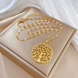 Colar Raízes da Vida, Dourado