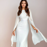 Isabela - Vestido Longo de Cetim