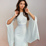 Isabela - Vestido Longo de Cetim