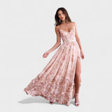 Florência - Vestido longo boémio fenda