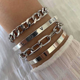 Pulseira Élan Mercer em Ouro Branco