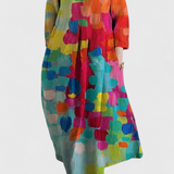 Ana - Vestido Fluido com Estampa