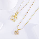 Conjunto de Colares com Inicial em Moissanite