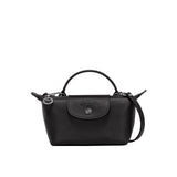 Mini Bolsa de Couro Longchamp - Preta