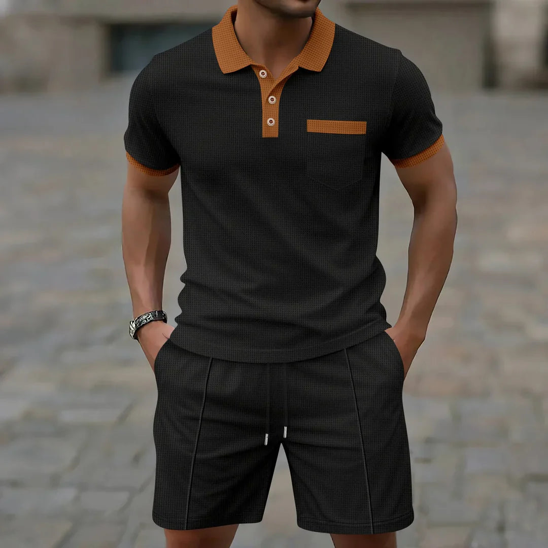 Conjunto Polo - Tecido Waffle