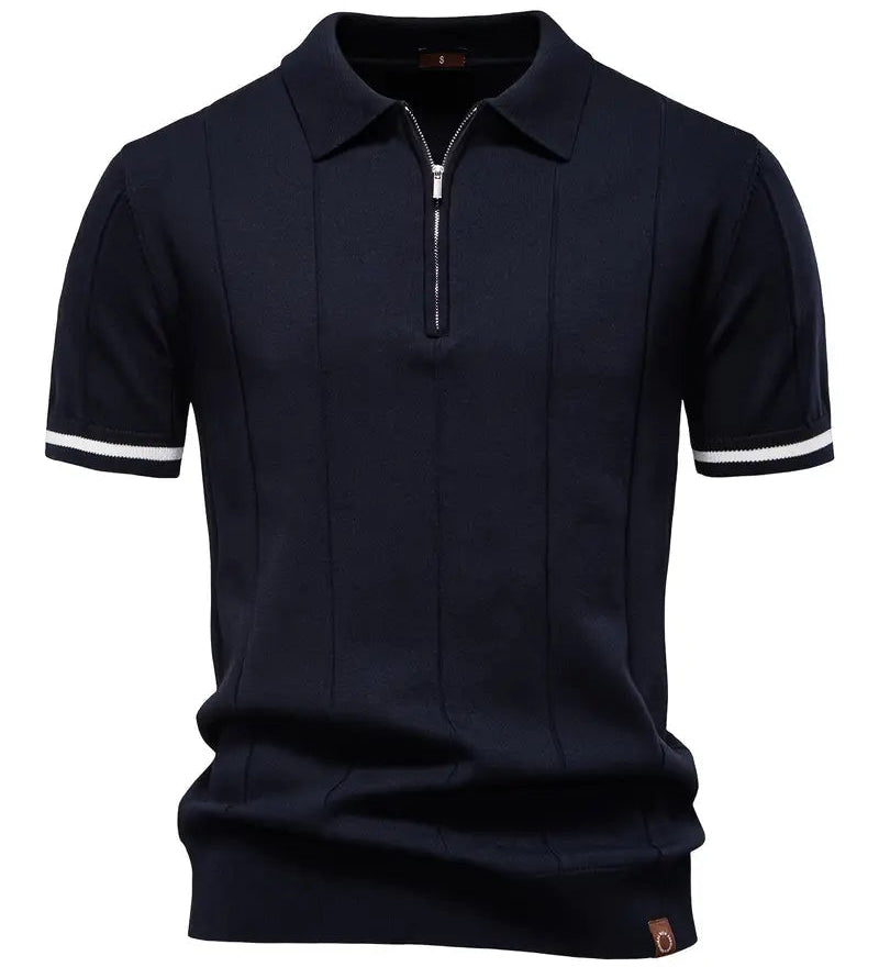 Camisa Polo - Mistura Poliéster Slim