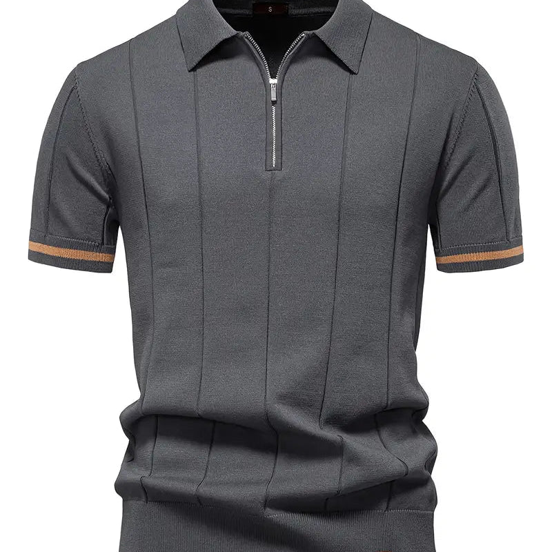 Camisa Polo - Mistura Poliéster Slim