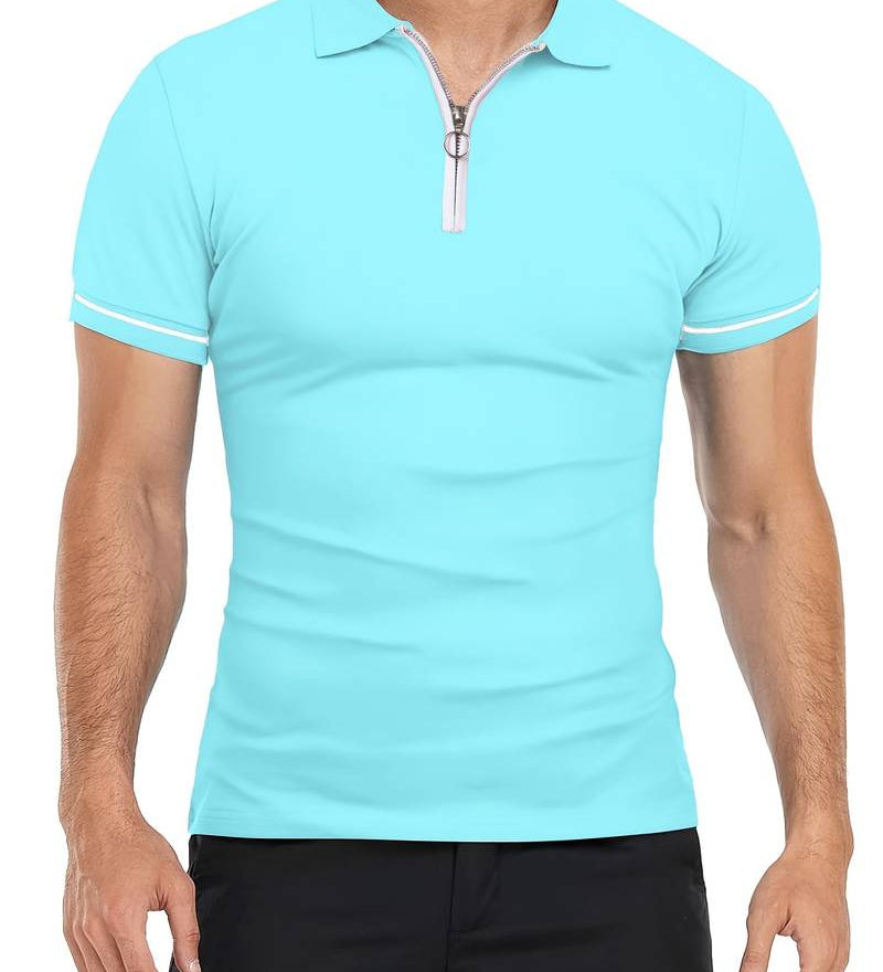Camisa Polo - Gola com Zíper Respirável