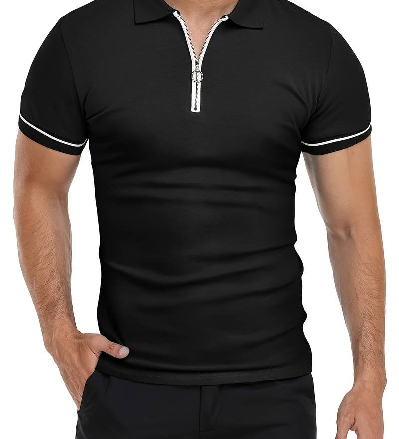 Camisa Polo - Gola com Zíper Respirável