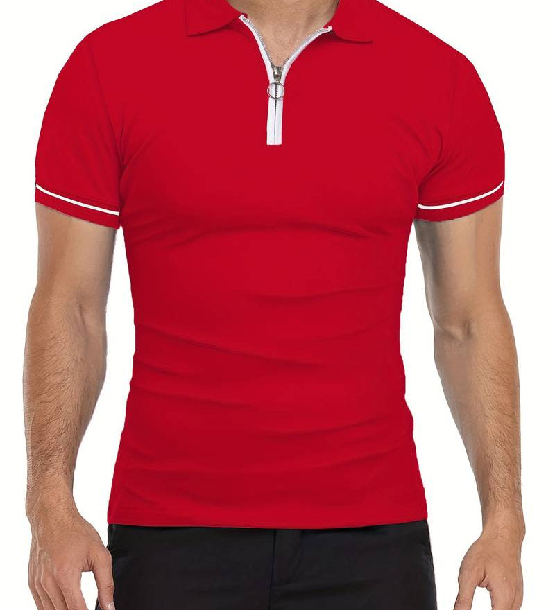 Camisa Polo - Gola com Zíper Respirável