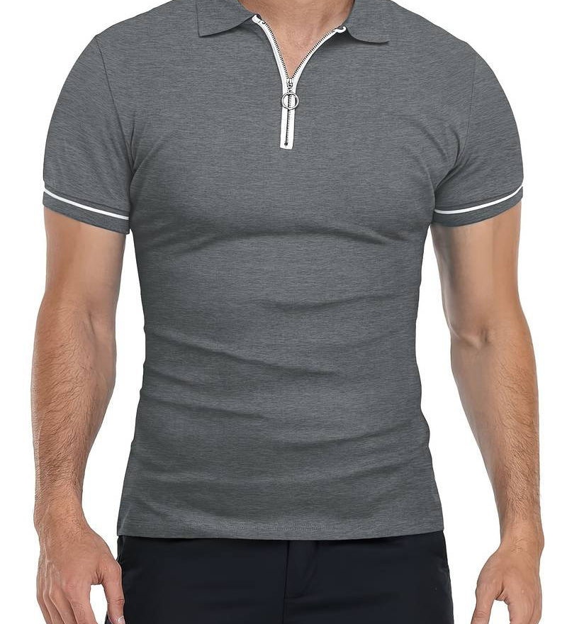 Camisa Polo - Gola com Zíper Respirável