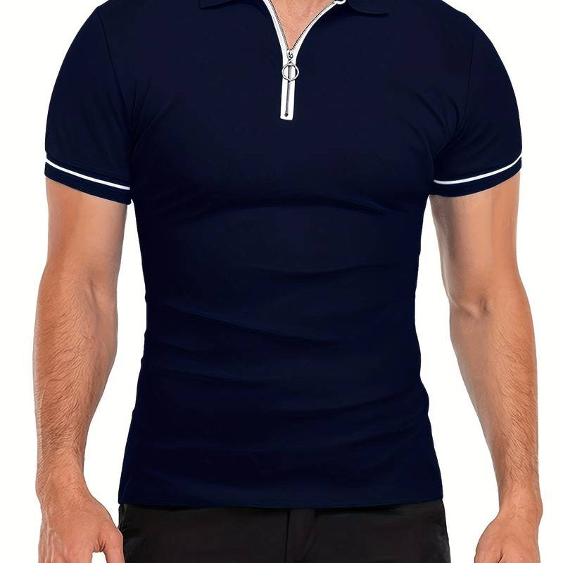 Camisa Polo - Gola com Zíper Respirável