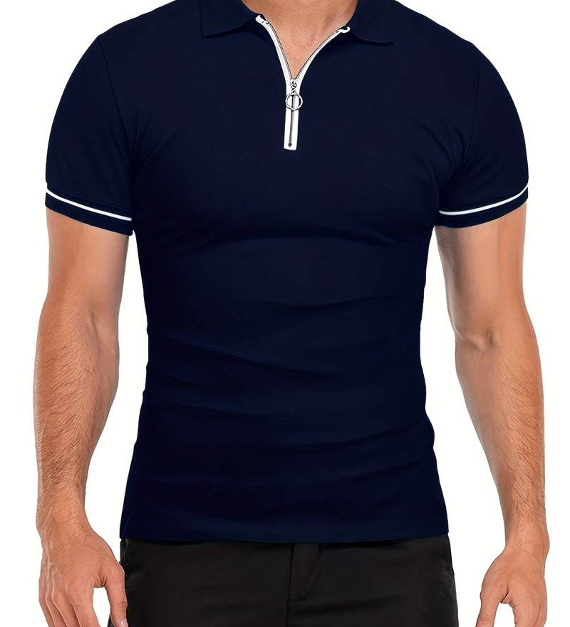 Camisa Polo - Gola com Zíper Respirável