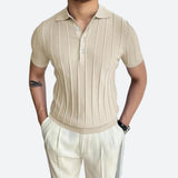 Camisa Polo - Mistura Elástica Decote V