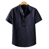 Camisa em Mistura de Poliéster - Gola Alta