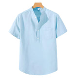 Camisa em Mistura de Poliéster - Gola Alta
