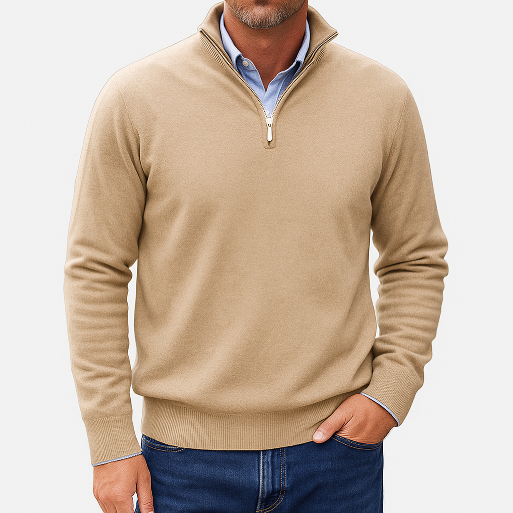 Sweater de Gola Alta - Malha Leve