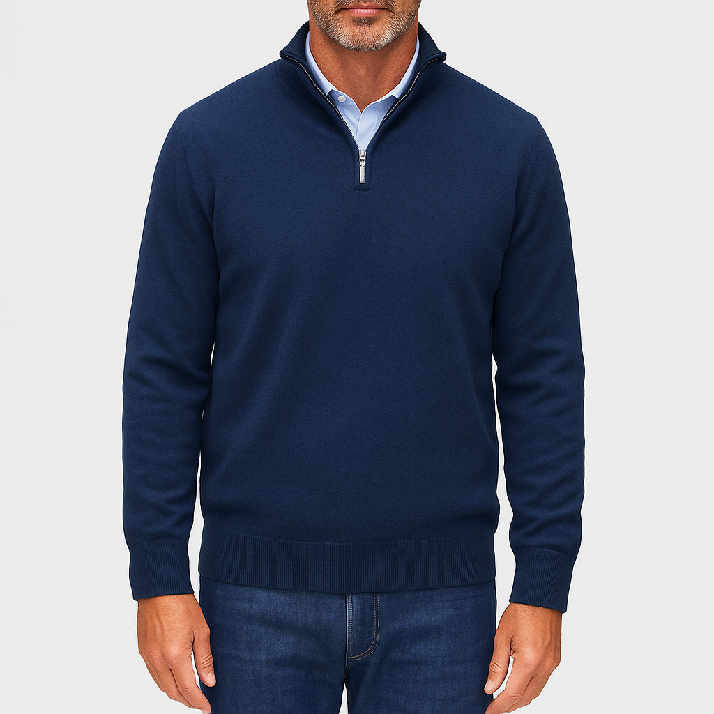 Sweater de Gola Alta - Malha Leve