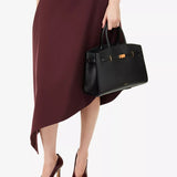 Amélisse - Bolsa de Couro Midi Elegante