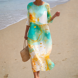 Robe longa fluida, chique e confortável