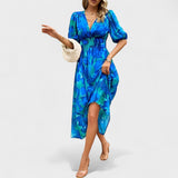 Clara - Vestido Midi Floral Elegante