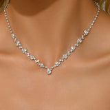Colar de Casamento Elegante com Diamantes