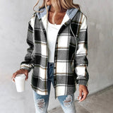 Camisa Overshirt Forrada com Capuz Élise