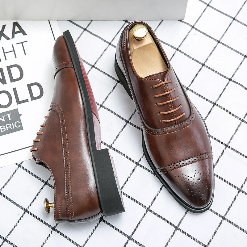 Mário - Sapatos Elegantes em Couro